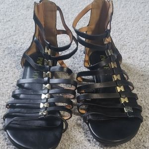 Womens ankle gladiator sandals